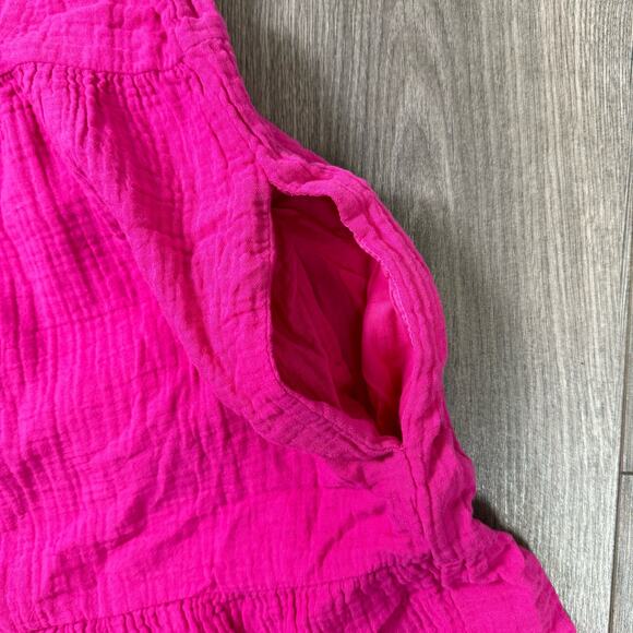 J Crew Cotton Gauge Sleeveless Cute Mini Dress US Women's 4 New - Picture 6 of 7